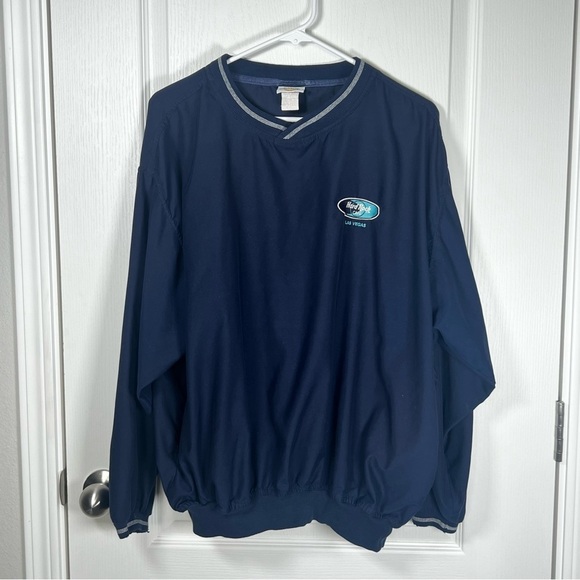 Vintage Hard Rock Cafe Pull Over Las Vegas Size Small/ medium Blue - Picture 10 of 10